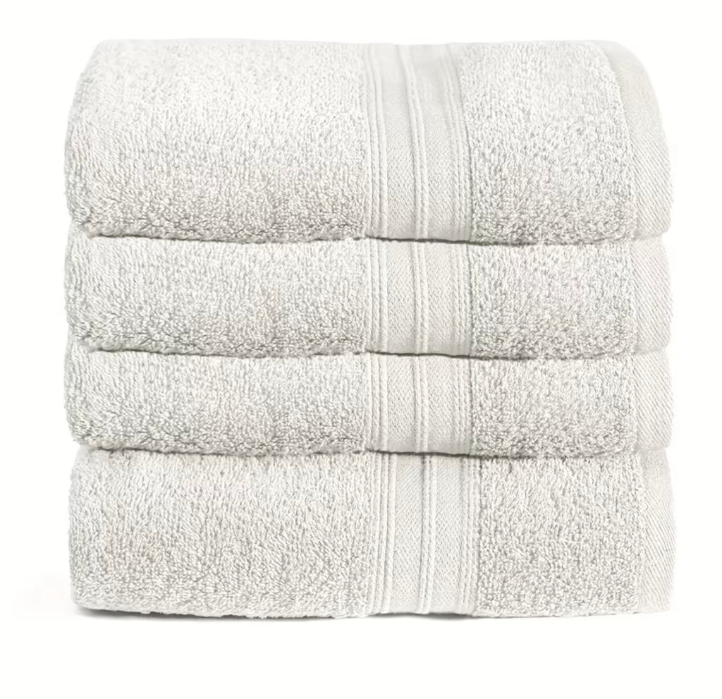 Set di Asciugamani da Bagno, 4 Pezzi