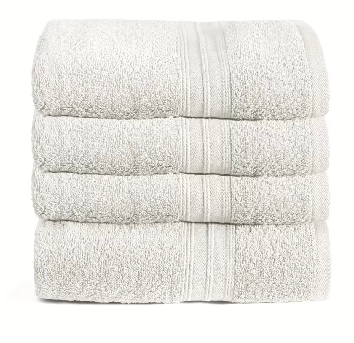 Set di Asciugamani da Bagno, 4 Pezzi