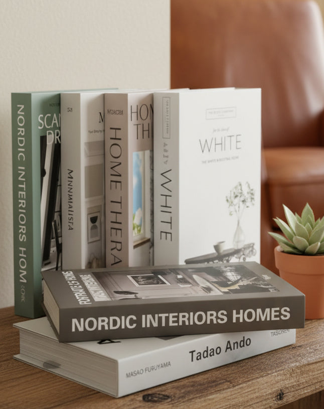 6pcs Light Luxury Decorative Books
