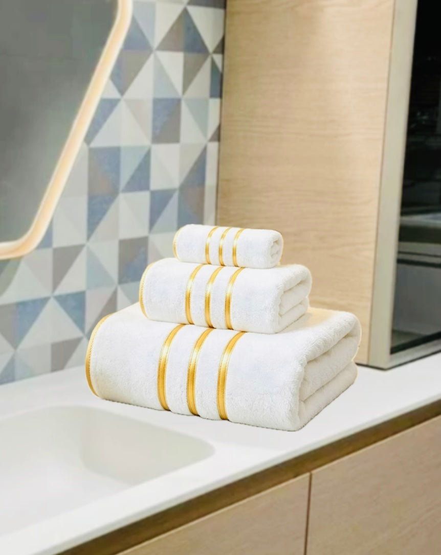 Luxury bath towel set