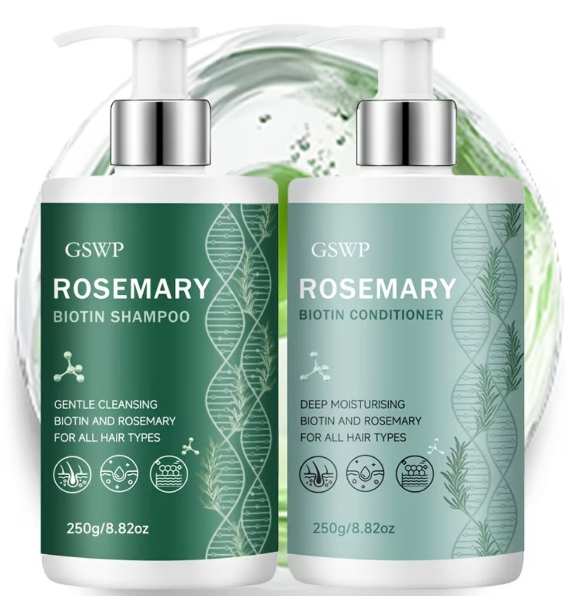 Set

Rosemary and Biotin Shampoo and Conditioner