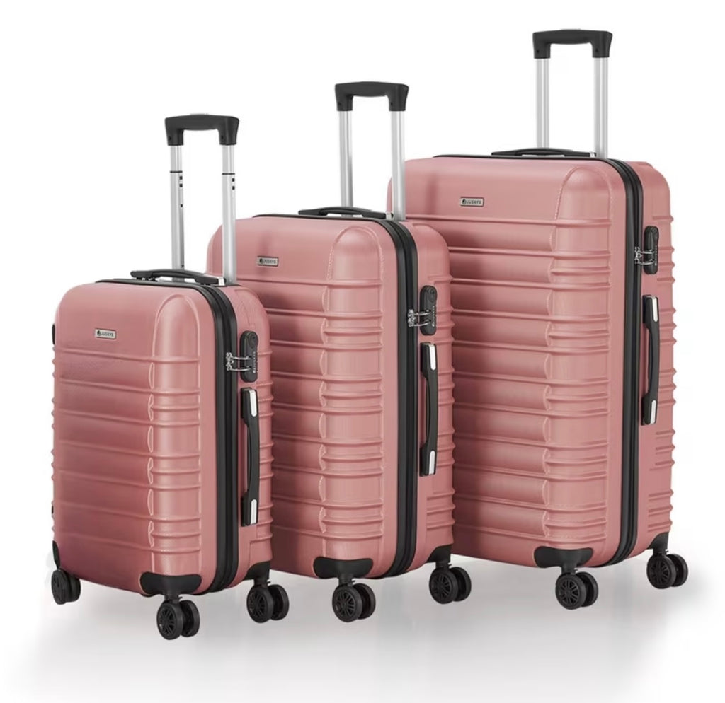Set of hard suitcases