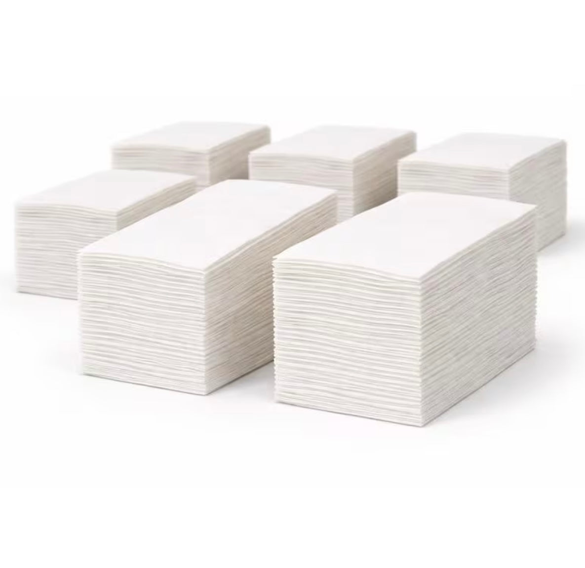 Tovaglioli 33x33 cm | 2 veli | Bianchi |