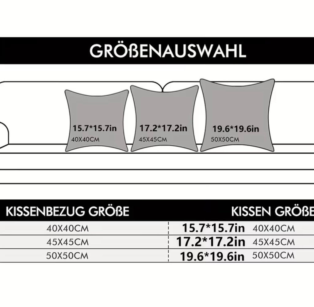 4 Coperture Cuscini Decorativi Morbide a Righe