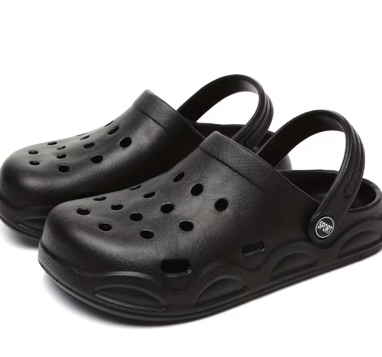 Women's shoes with thick non-slip EVA soles with holes