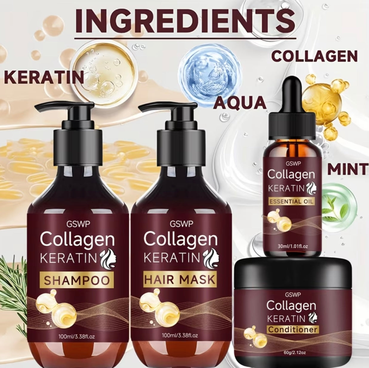Keratin Care Set 4 pieces