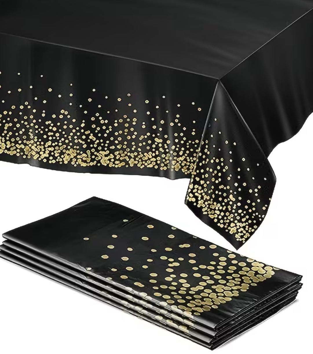 Disposable table covers for parties