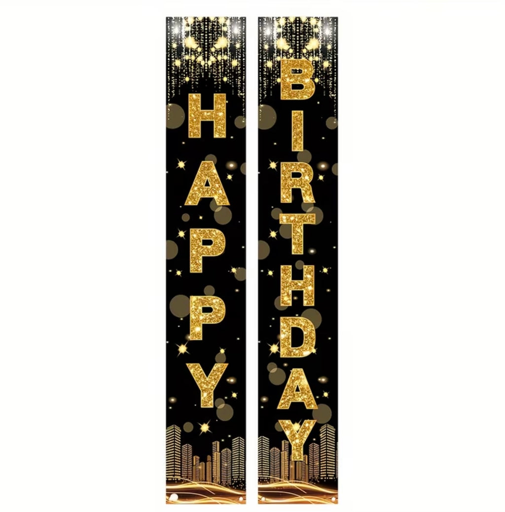 1 Pair, Couple of Birthday Wishes, 180 cm x 30 cm