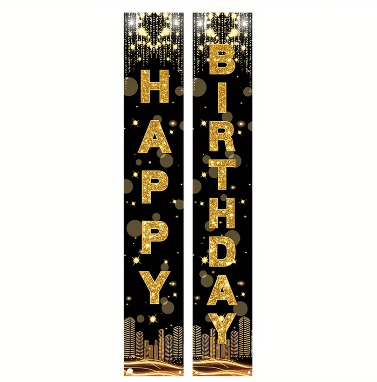 1 Pair, Couple of Birthday Wishes, 180 cm x 30 cm
