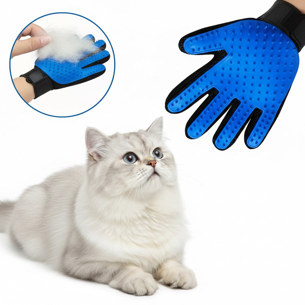 Pet grooming gloves 2 pcs