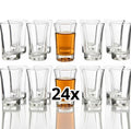 24 shot glasses