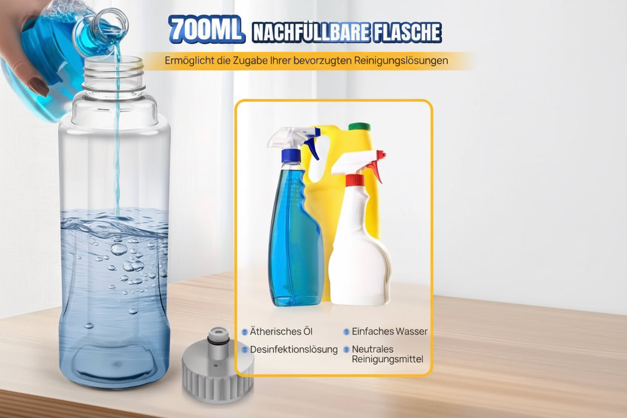Mocio a spray per pavimenti