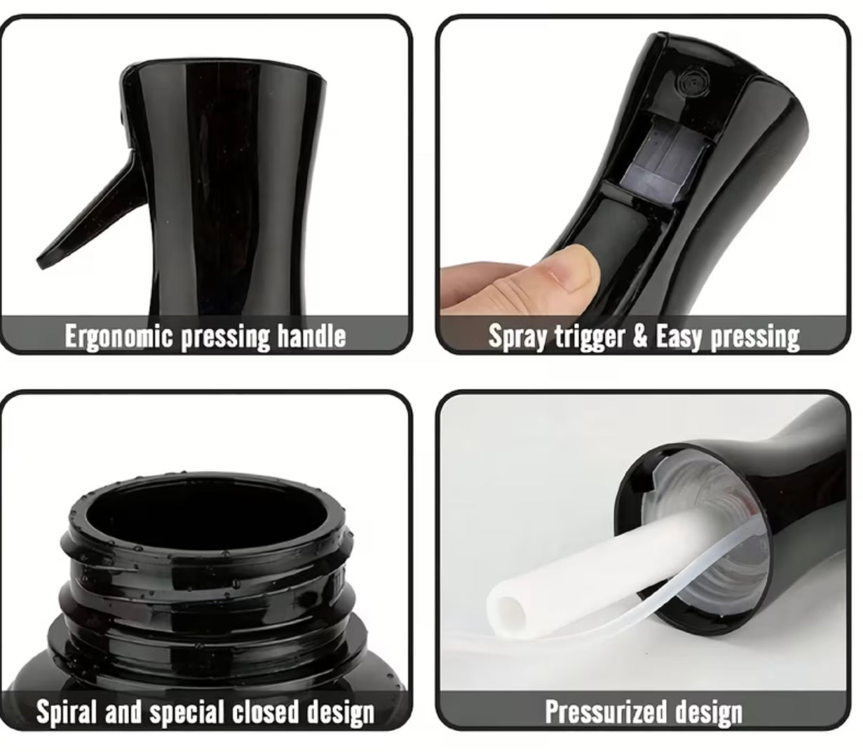 4 Pieces Professional Kit for Hair Cutting and Care