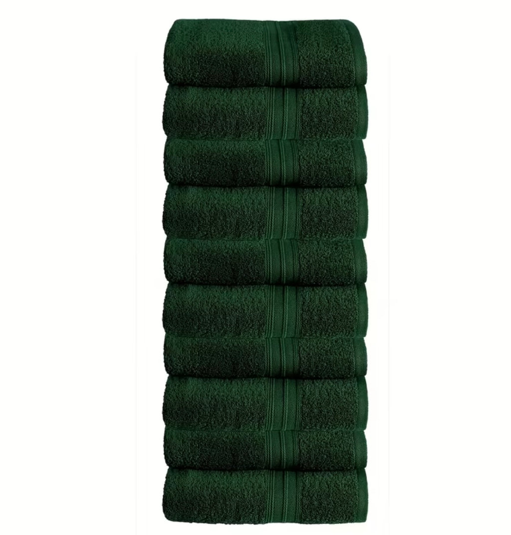Set di 10 Asciugamani 50 x 100 cm