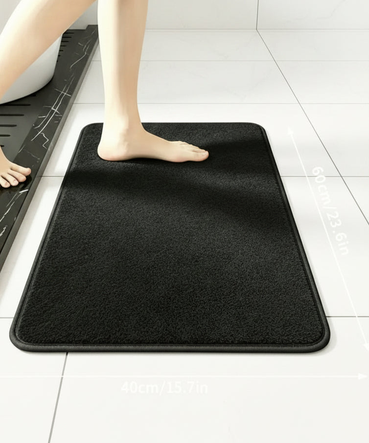 Luxury memory form bath mat