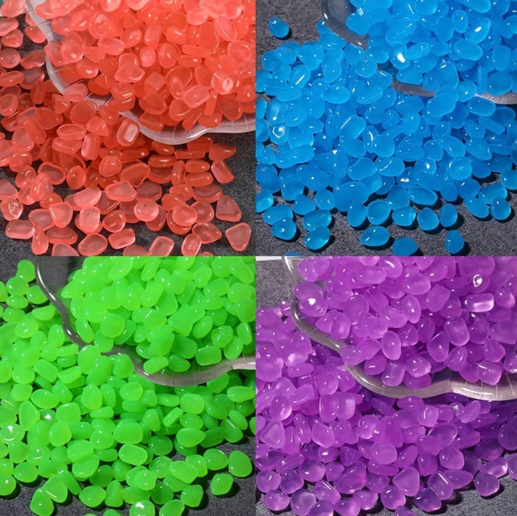 5 pcs Resin Pebbles, Phosphorescent Stones, Stones

Decorative Coloured