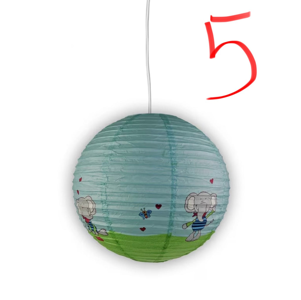 Lanterne di carta 40 cm per bambini