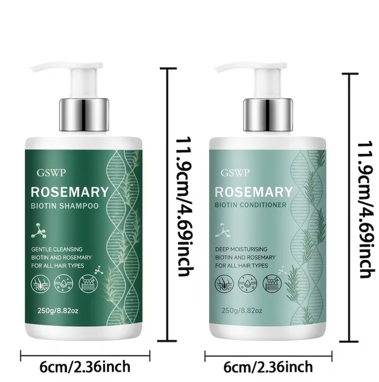 Set

Rosemary and Biotin Shampoo and Conditioner