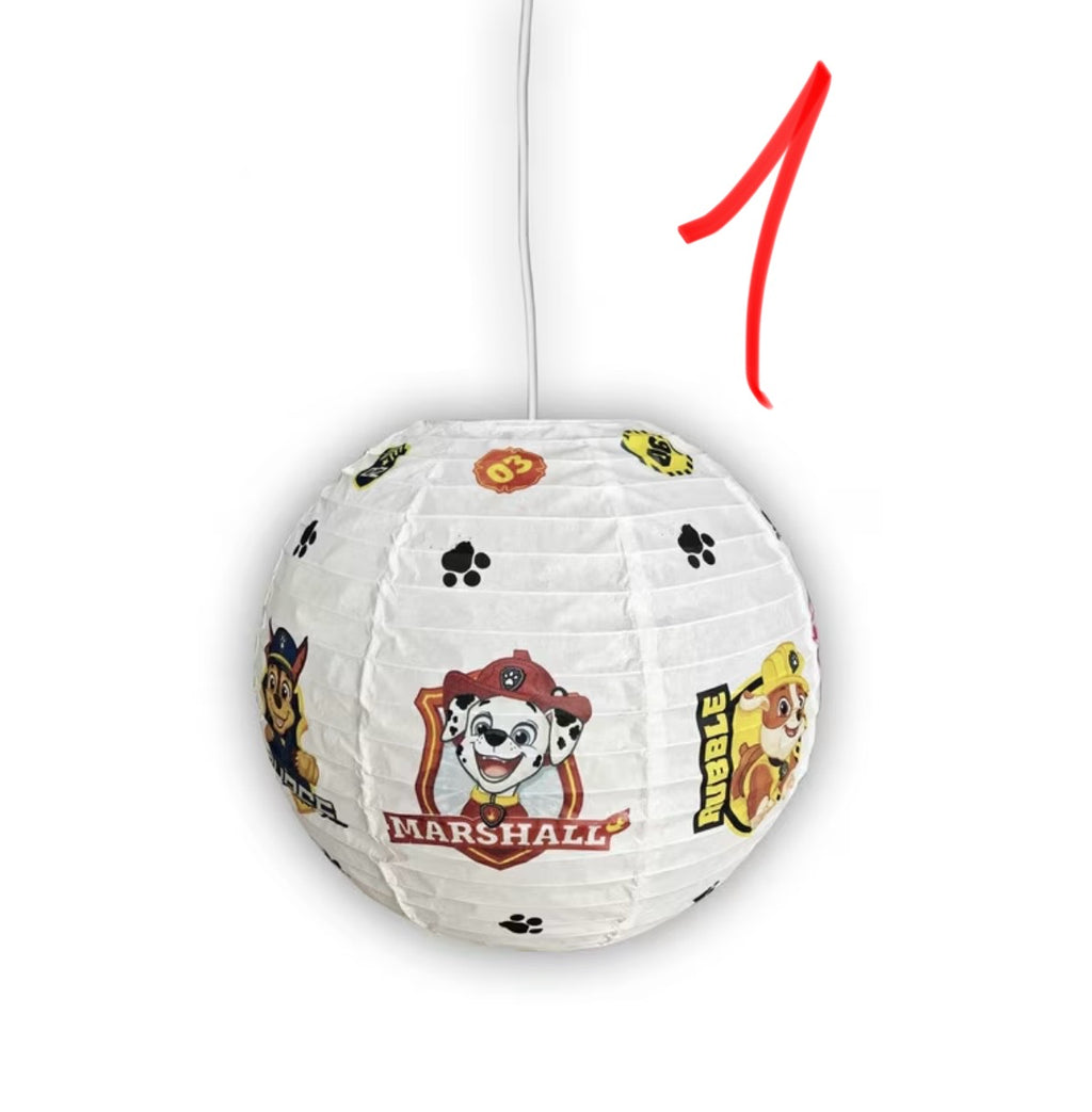 Lanterne di carta 40 cm per bambini