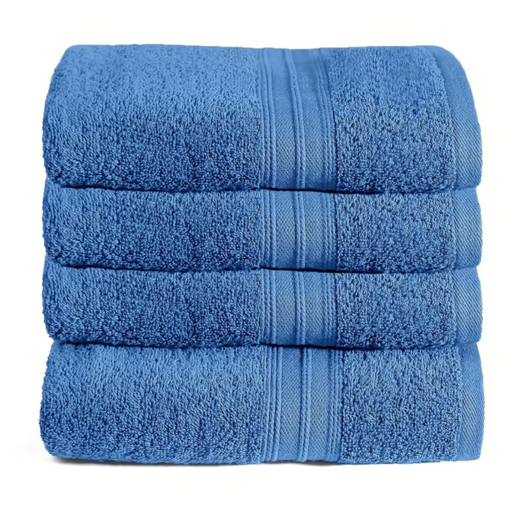 Set di Asciugamani da Bagno, 4 Pezzi