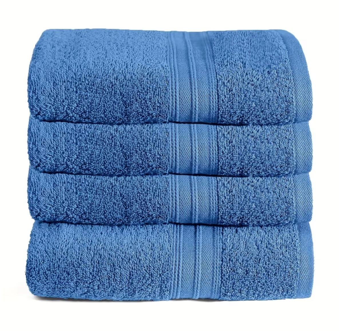 Set di Asciugamani da Bagno, 4 Pezzi