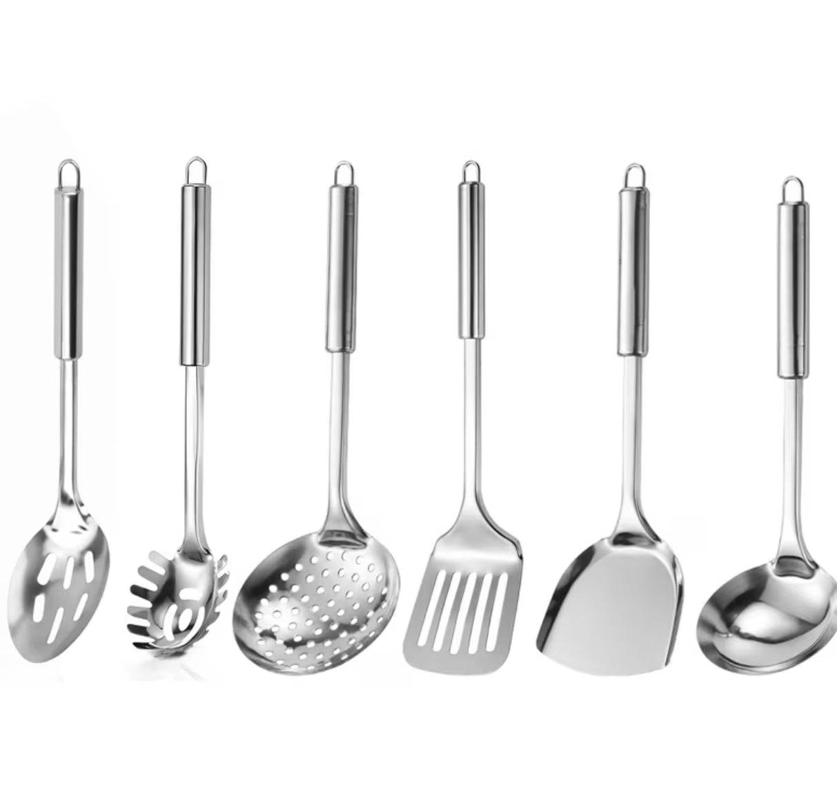 Stainless steel kitchen set 6 pieces, kitchen utensils set