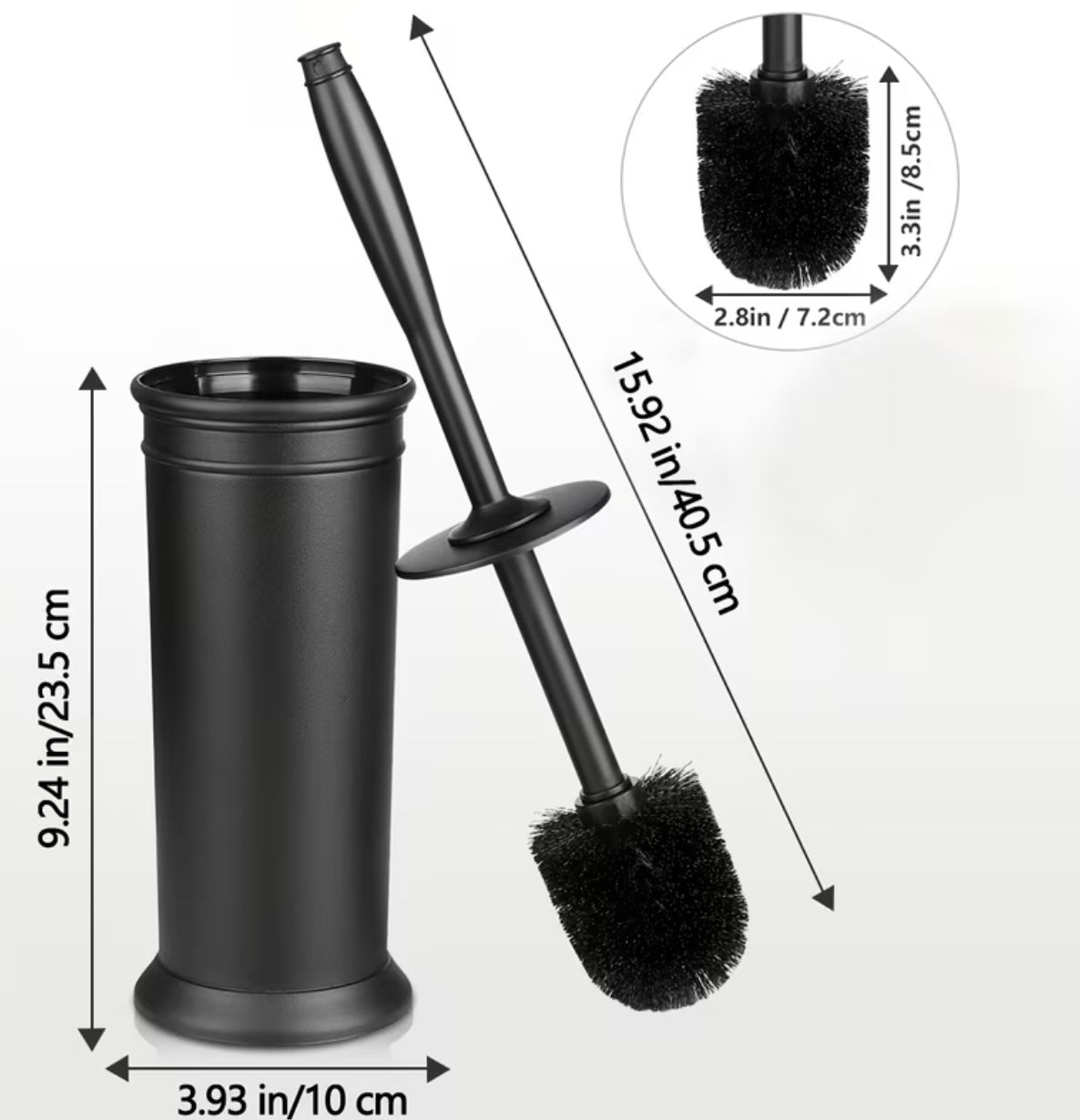 Toilet Brush, Toilet Brush with Extra Long Handle