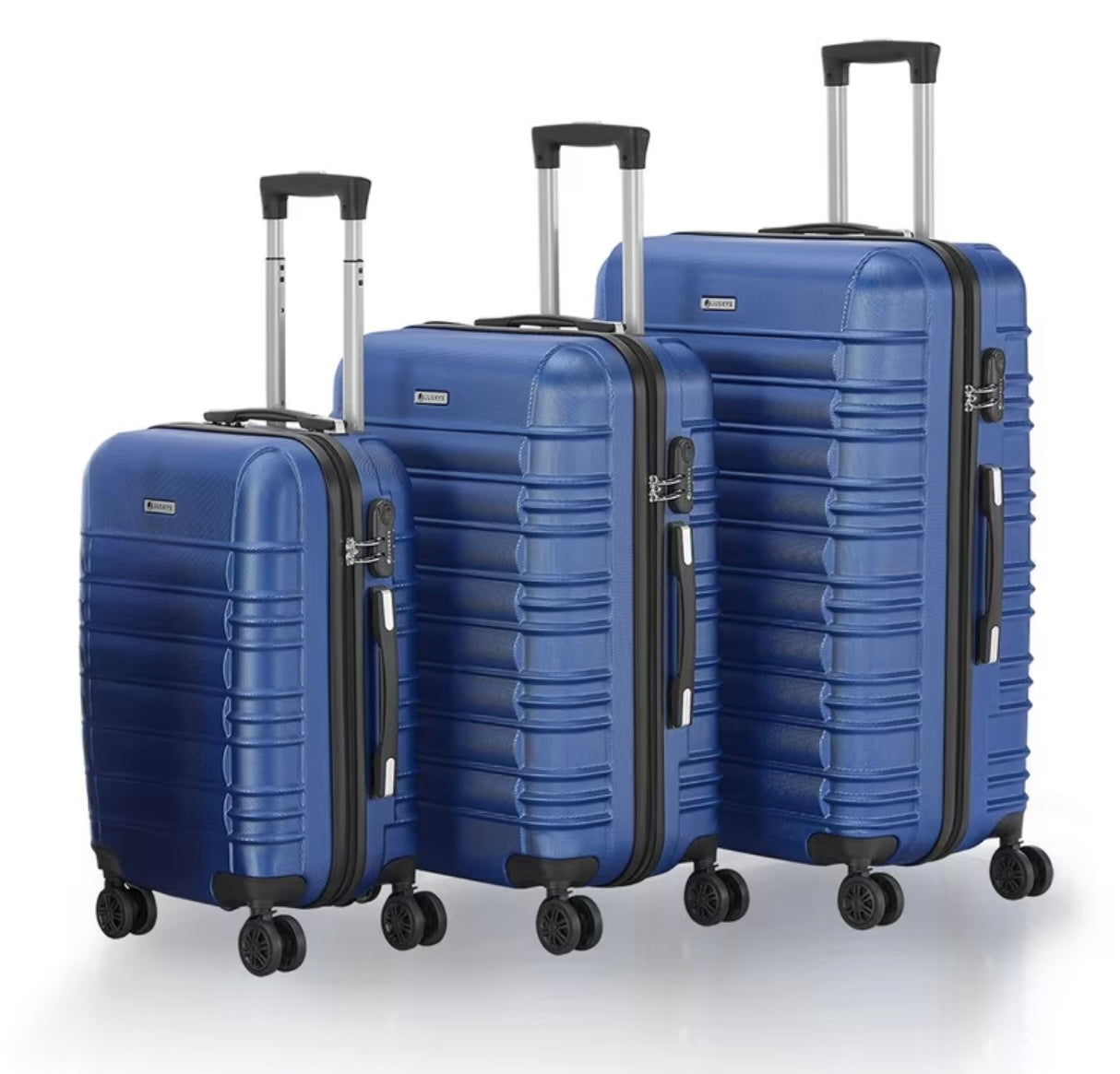 Set of hard suitcases