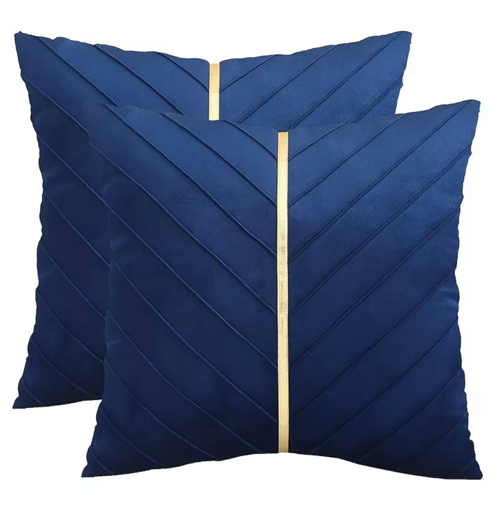 2 pieces of super soft velvet cushion cover 45x45cm