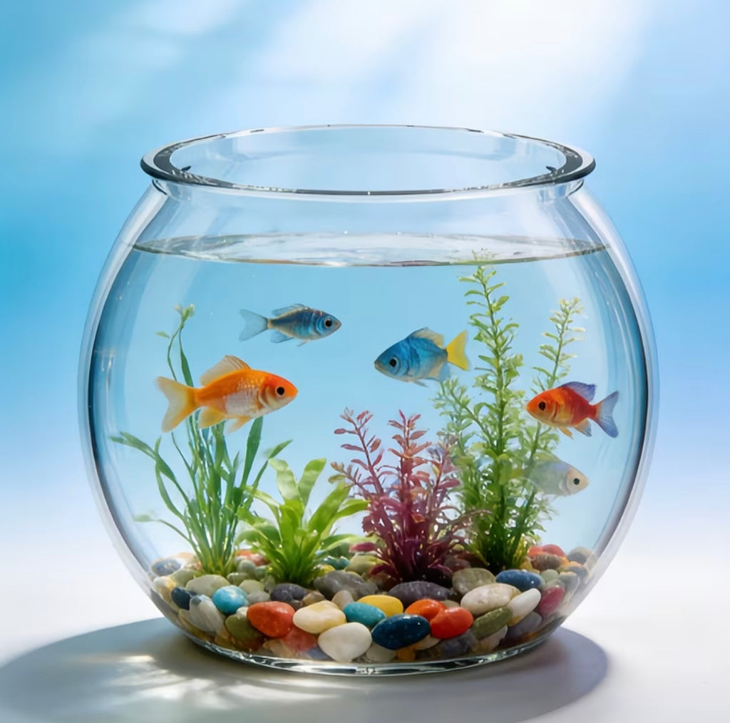 High clarity acrylic spherical aquarium