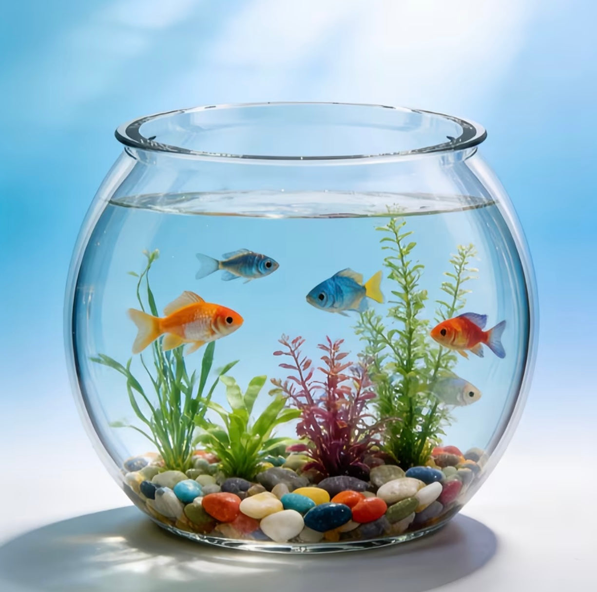 High clarity acrylic spherical aquarium