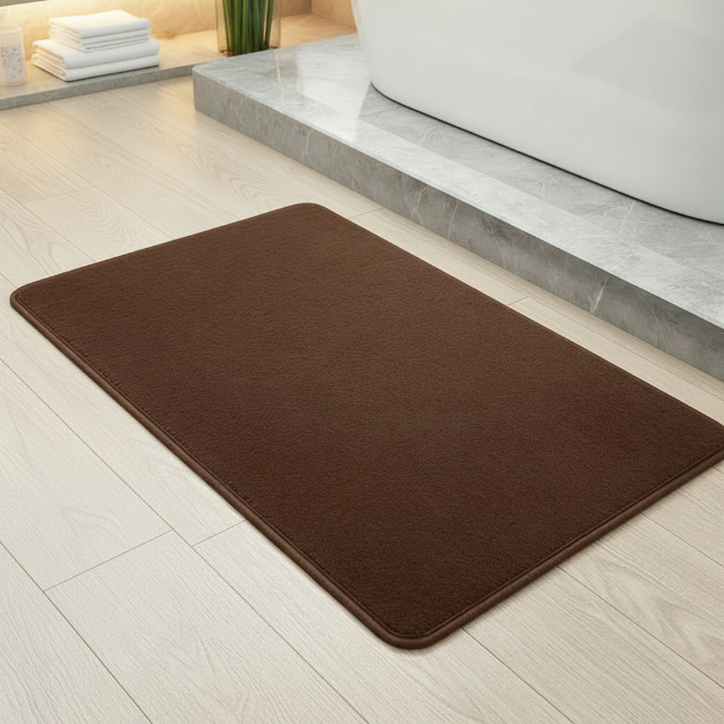 Luxury memory form bath mat