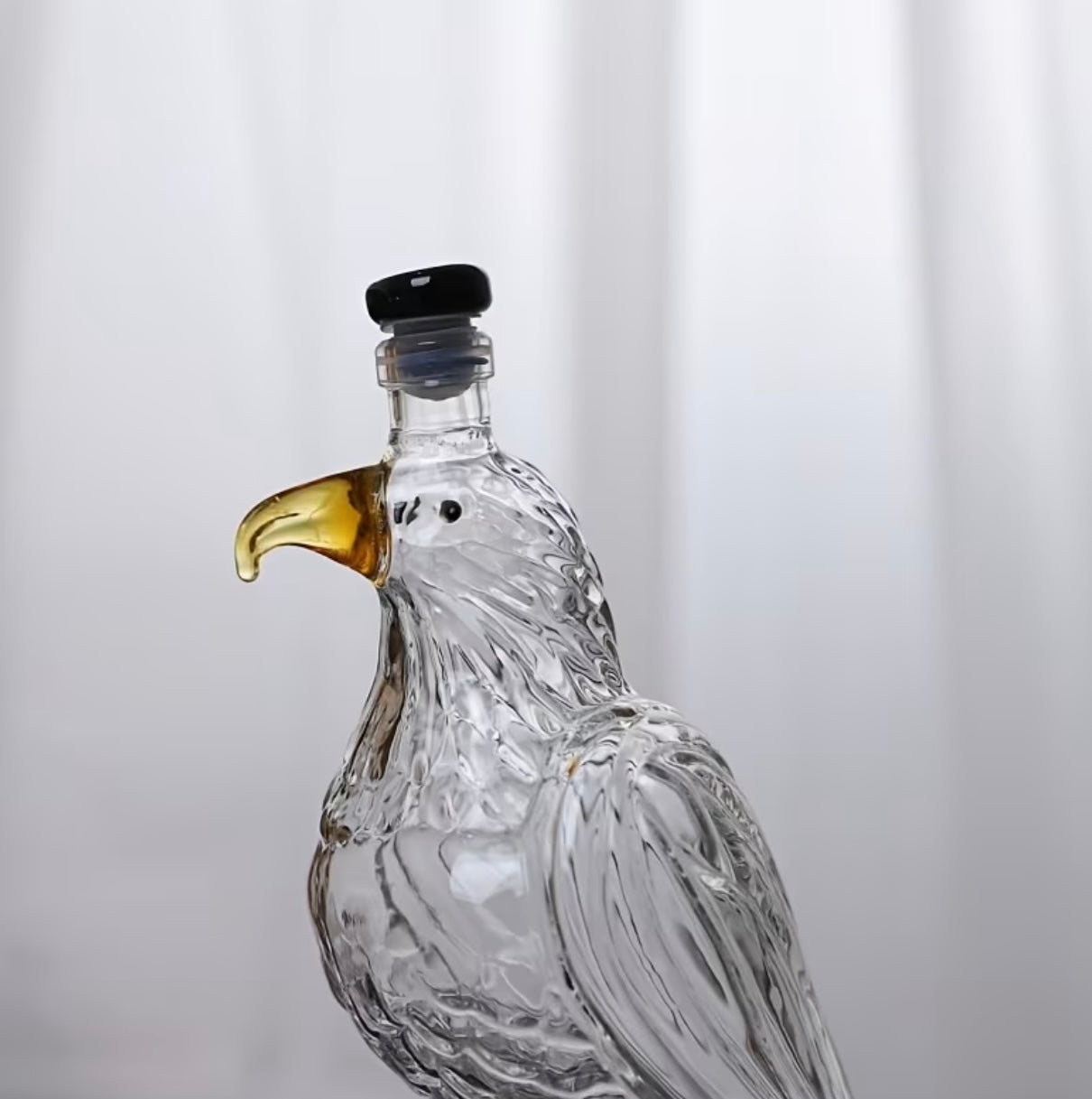 1pc Bottle of Hand Blown Glass Liquor at

Eagle shape