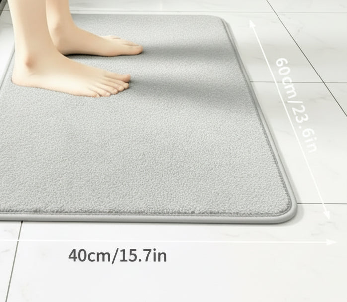 Luxury memory form bath mat