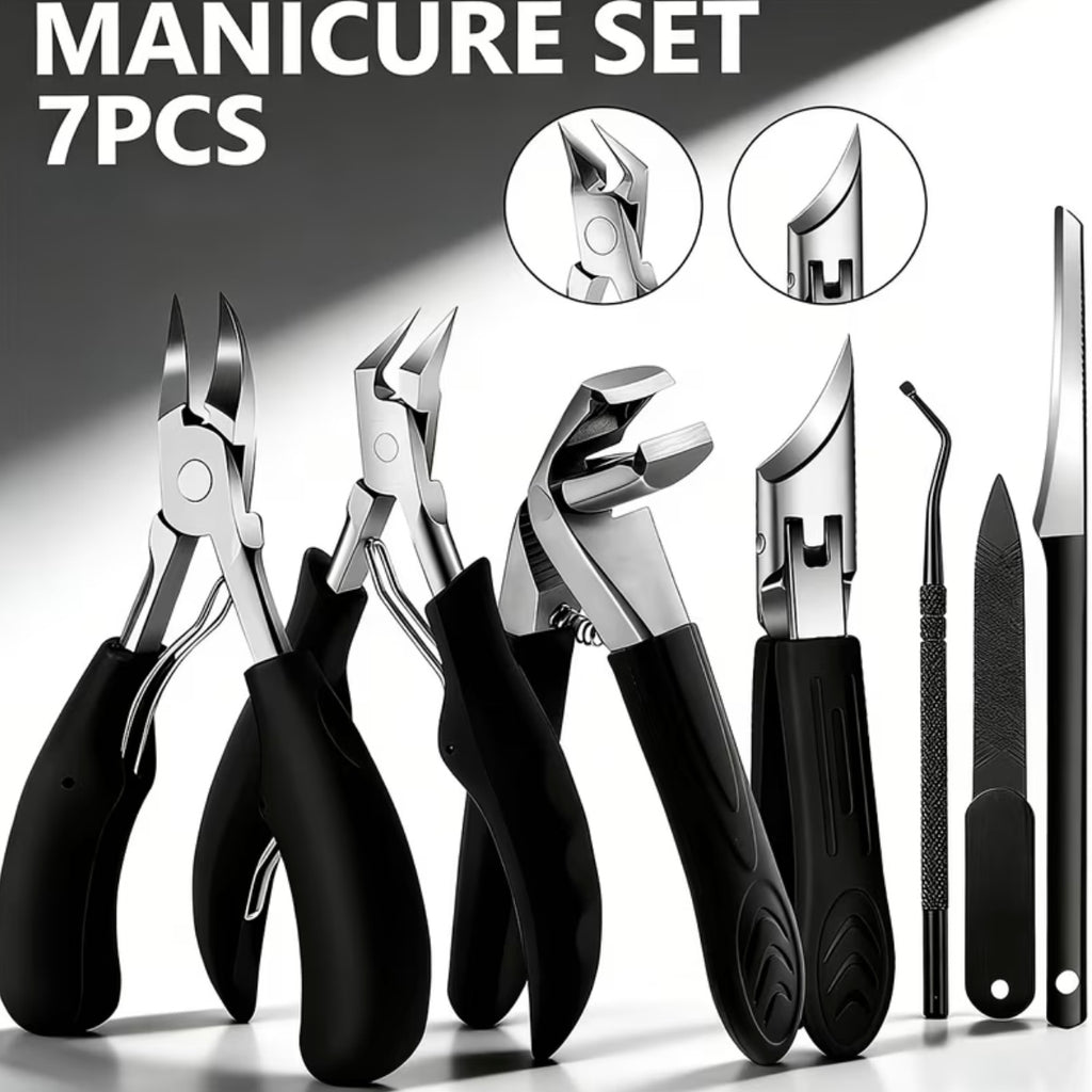 Set da 7 pezzi per la cura professionale delle unghie