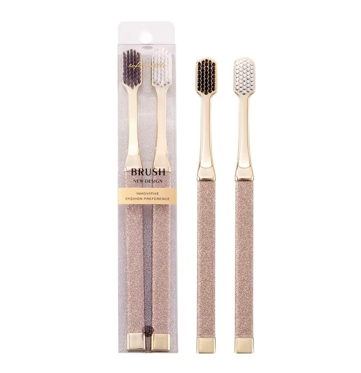 2 Pieces Luxury Toothbrush for Adults