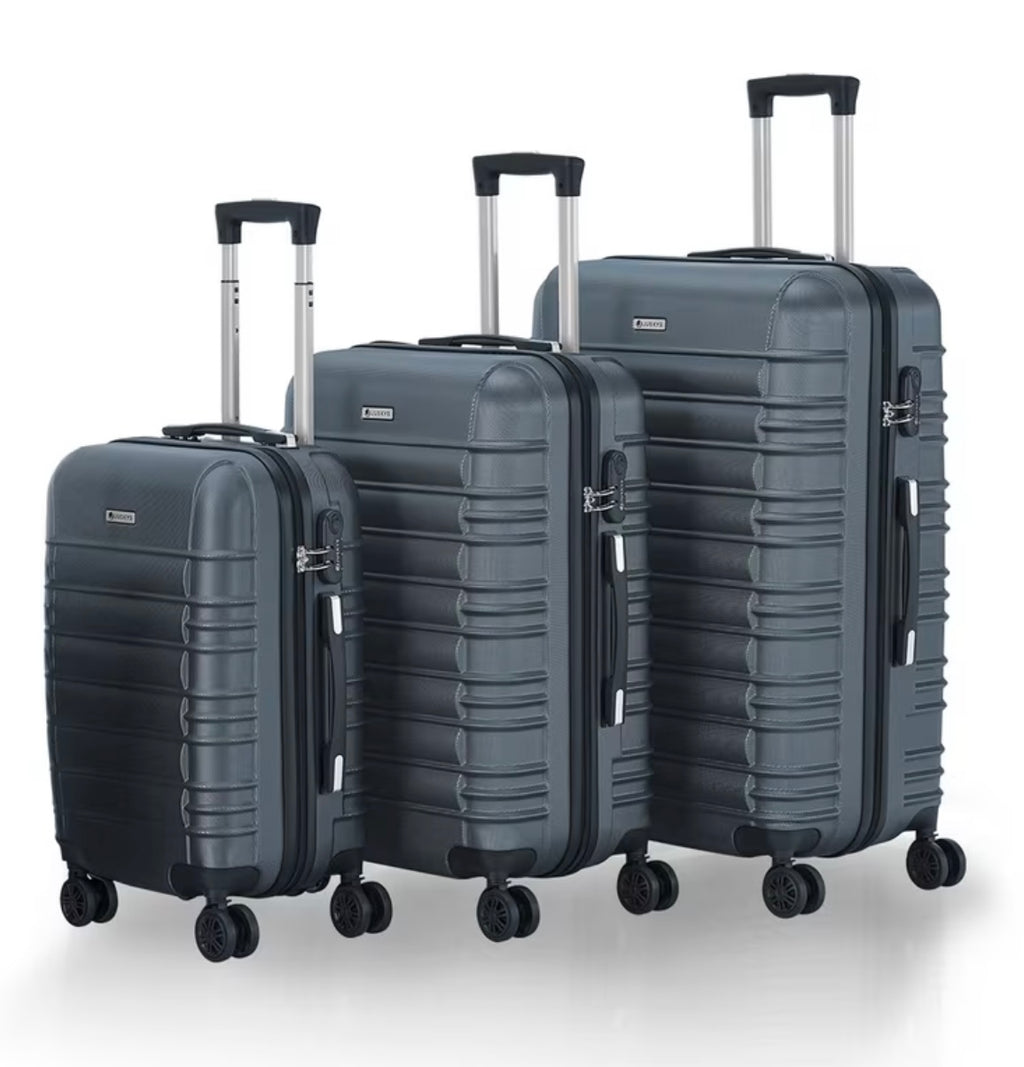 Set of hard suitcases