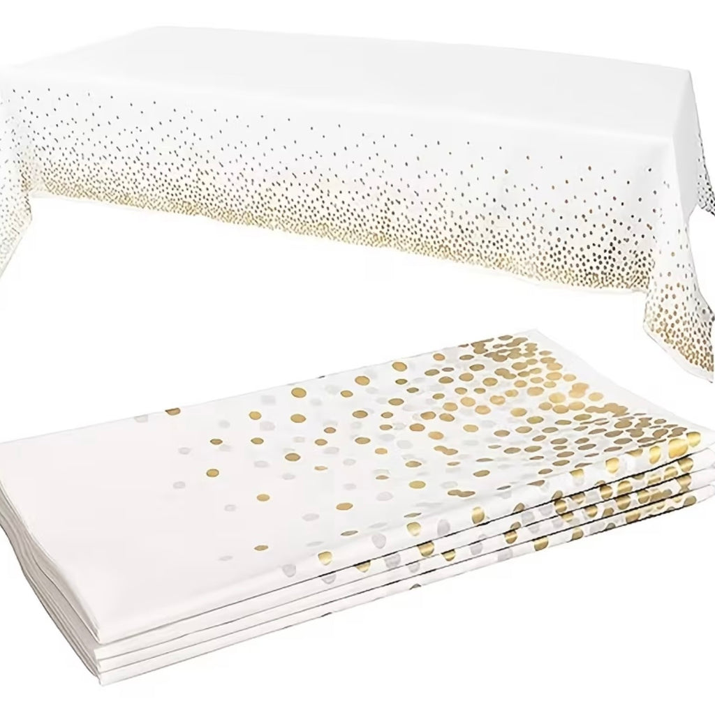 Disposable table covers for parties