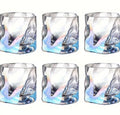 6 pieces - Creative woven glass glass