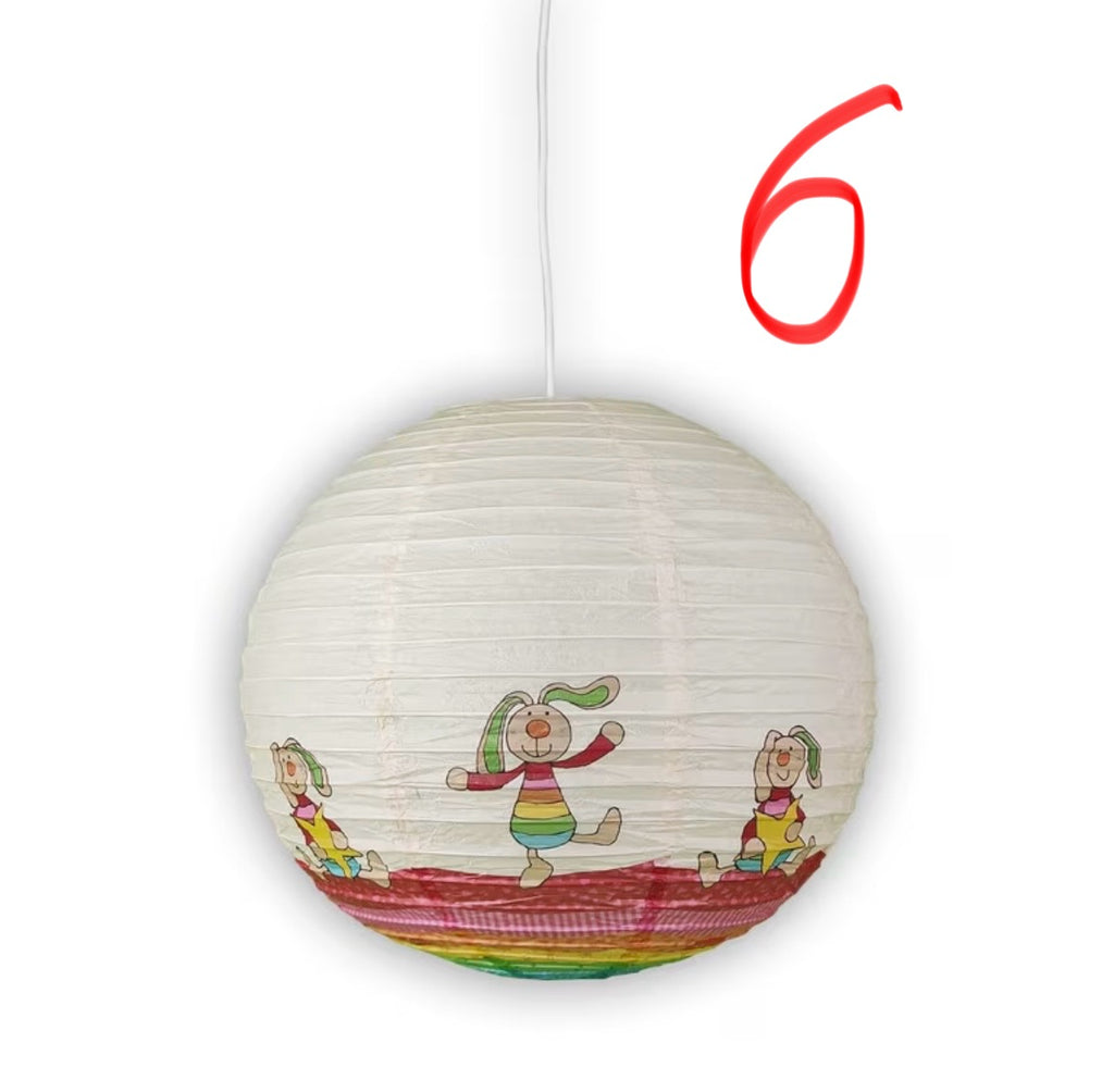 Lanterne di carta 40 cm per bambini