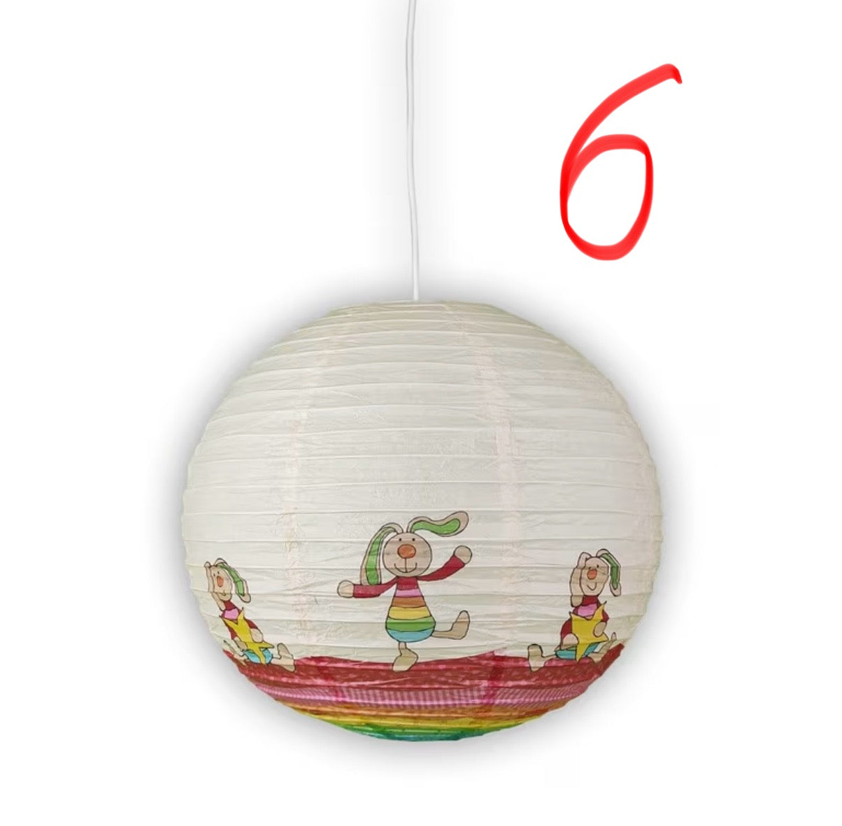 Lanterne di carta 40 cm per bambini
