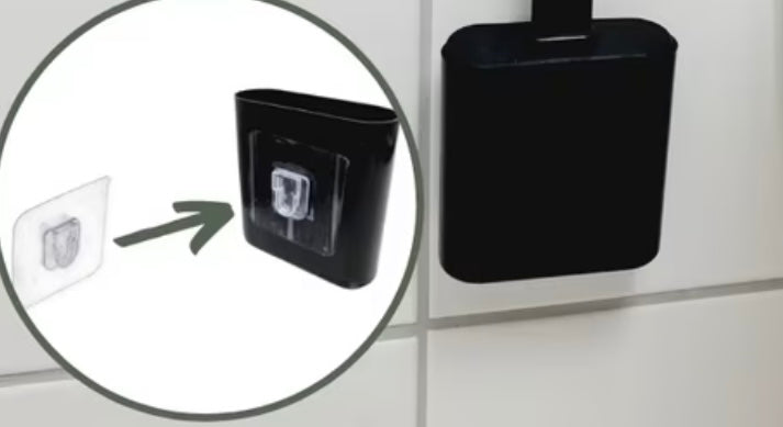 Spazzolone WC in silicone nero