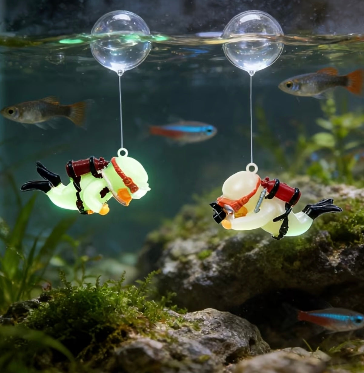 2 pieces Bright floating underwater ornament