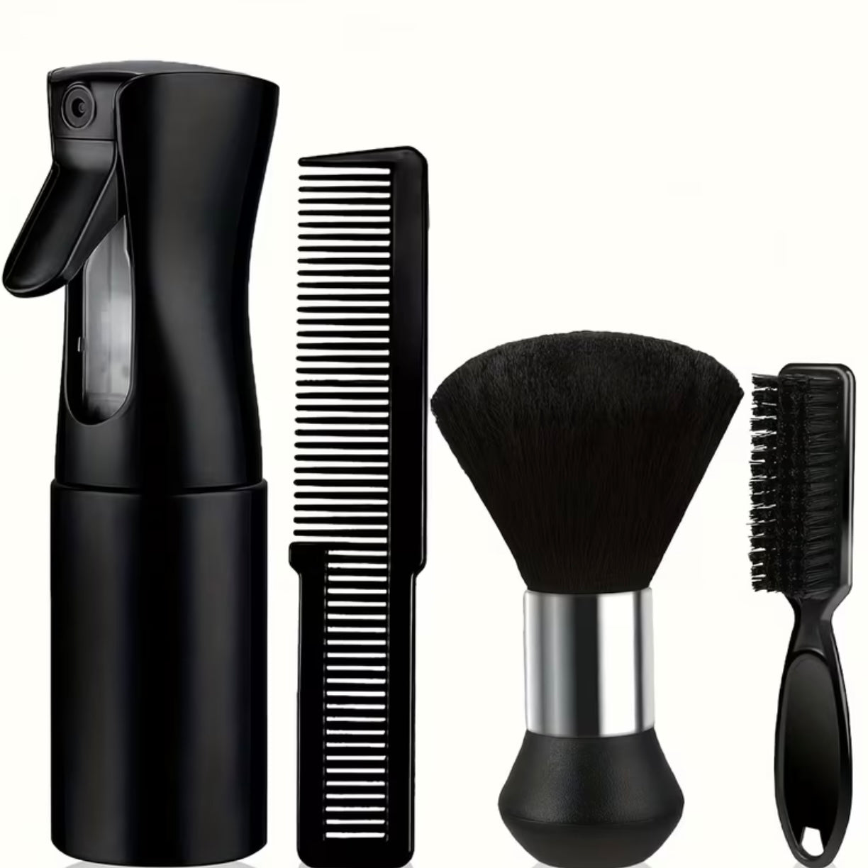 4 Pieces Professional Kit for Hair Cutting and Care