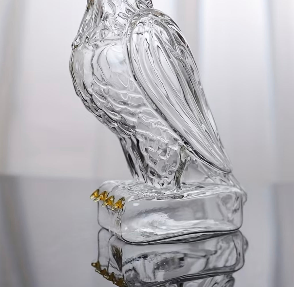 1pc Bottle of Hand Blown Glass Liquor at

Eagle shape