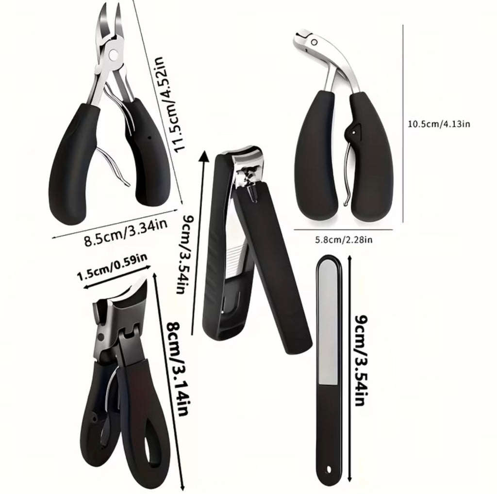 Set di 5 tagliaunghie