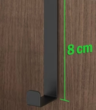 Set di 10 ganci da porta per porte