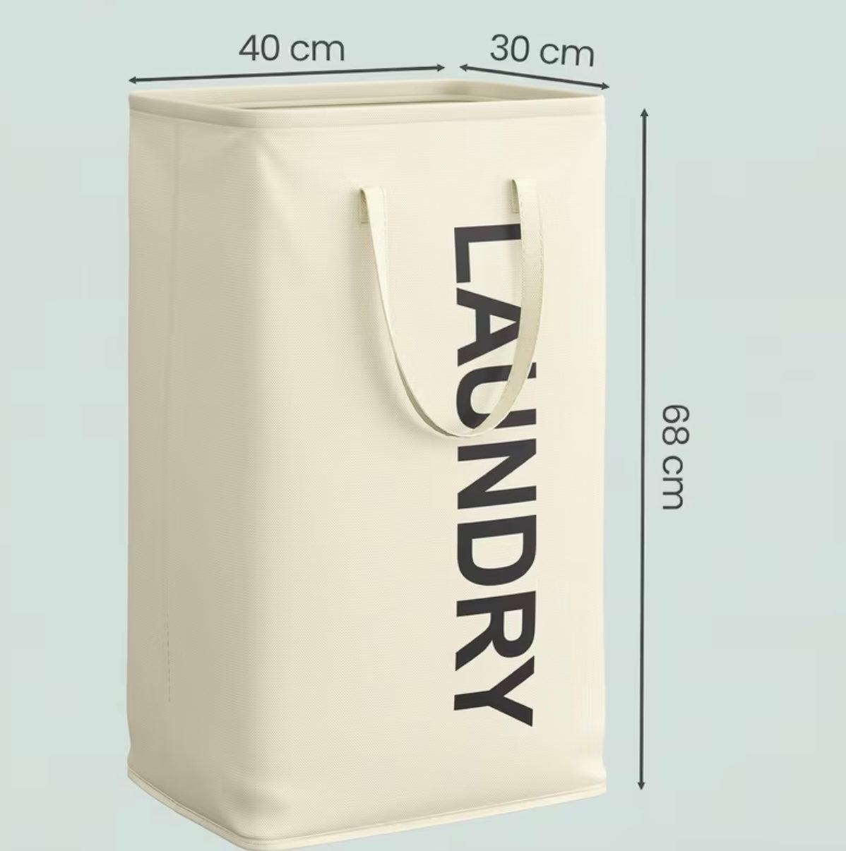 Folding Laundry Basket, 80L