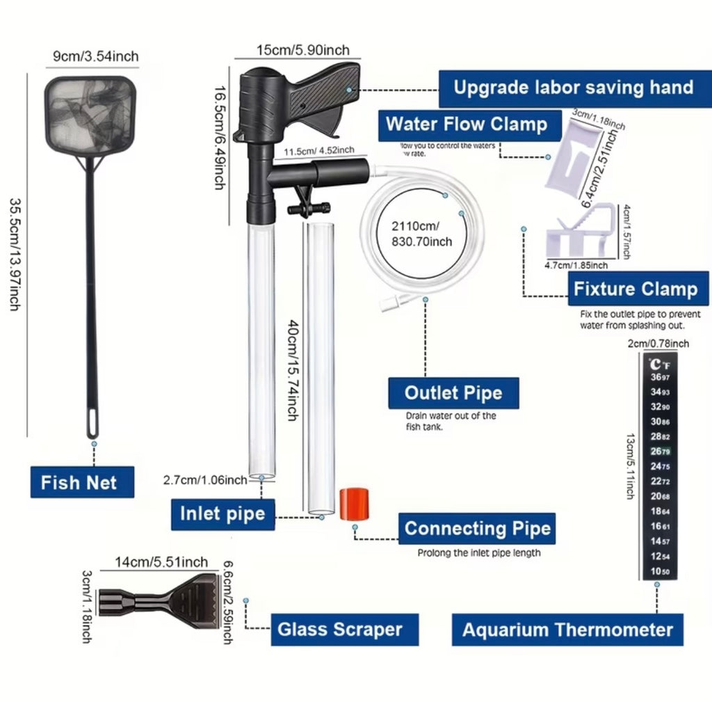 Aquarium Vacuum Cleaner Kit