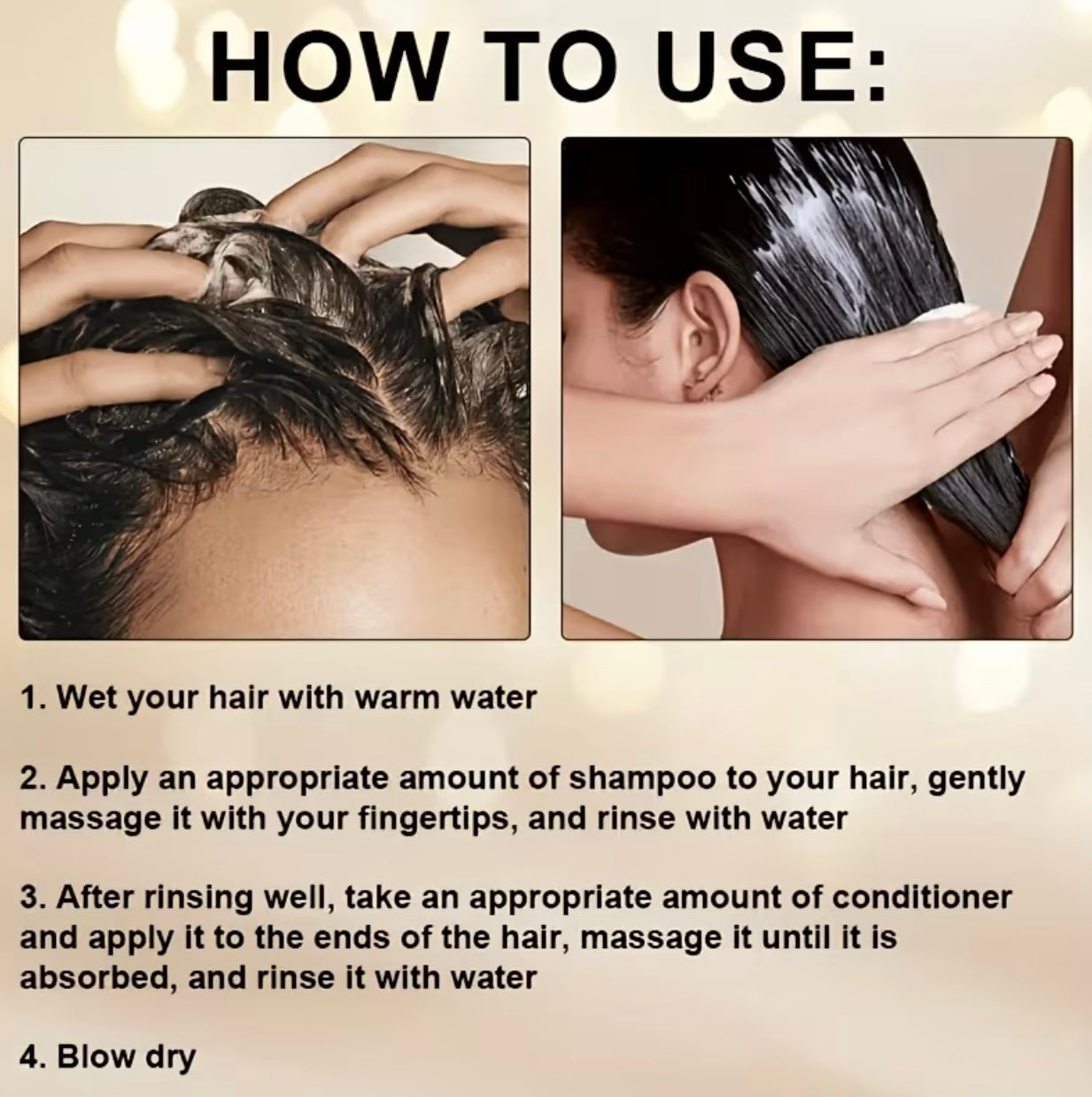 ZORAELY Hair Care Set with Keratin and Biotin